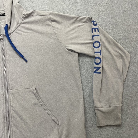 Peloton Hoodie Unisex Full Zip Lightweight Stretch Long Sleeve Pocket Medium - Picture 5 of 16